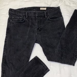 Men’s AllSaints black cigarette jeans